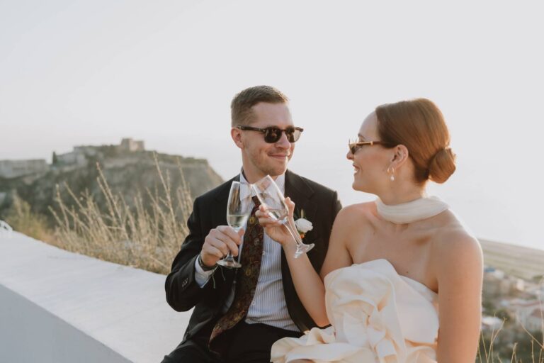 Elopement intimate wedding in Sicily